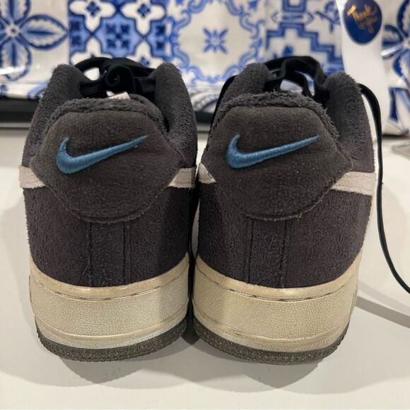 Nike Air Force 1 '07 LV8 Toasty Black Sustainable Men's Shoes Sz 8.5 DC8871-001 - Picture 5 of 9